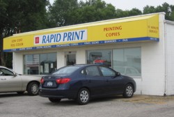 Rapid Print - front of building